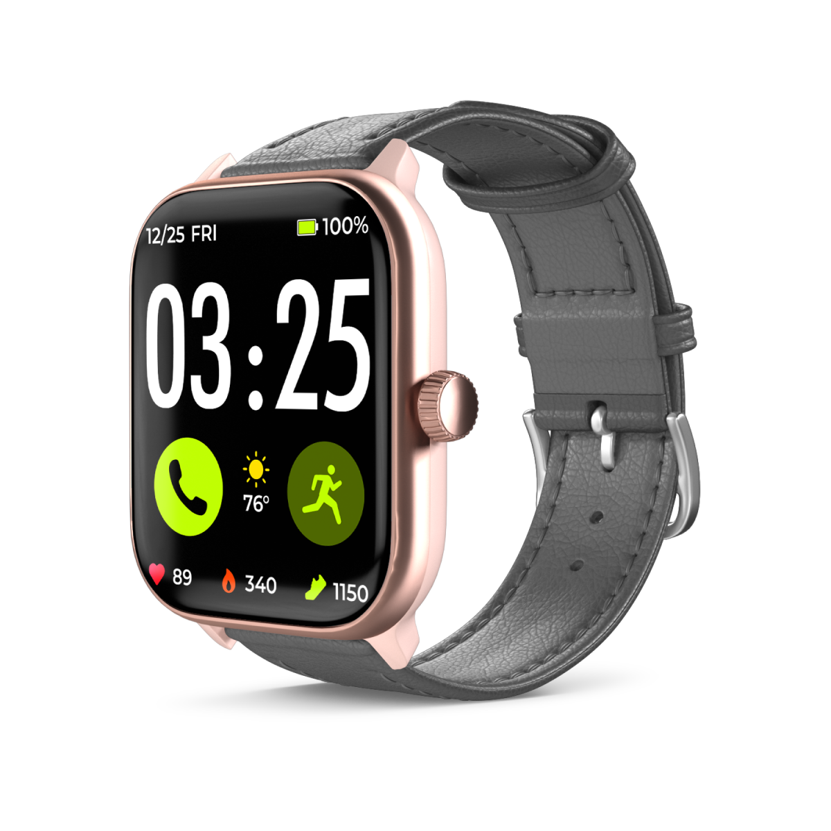 Leather Band for Health Smartwatch 4