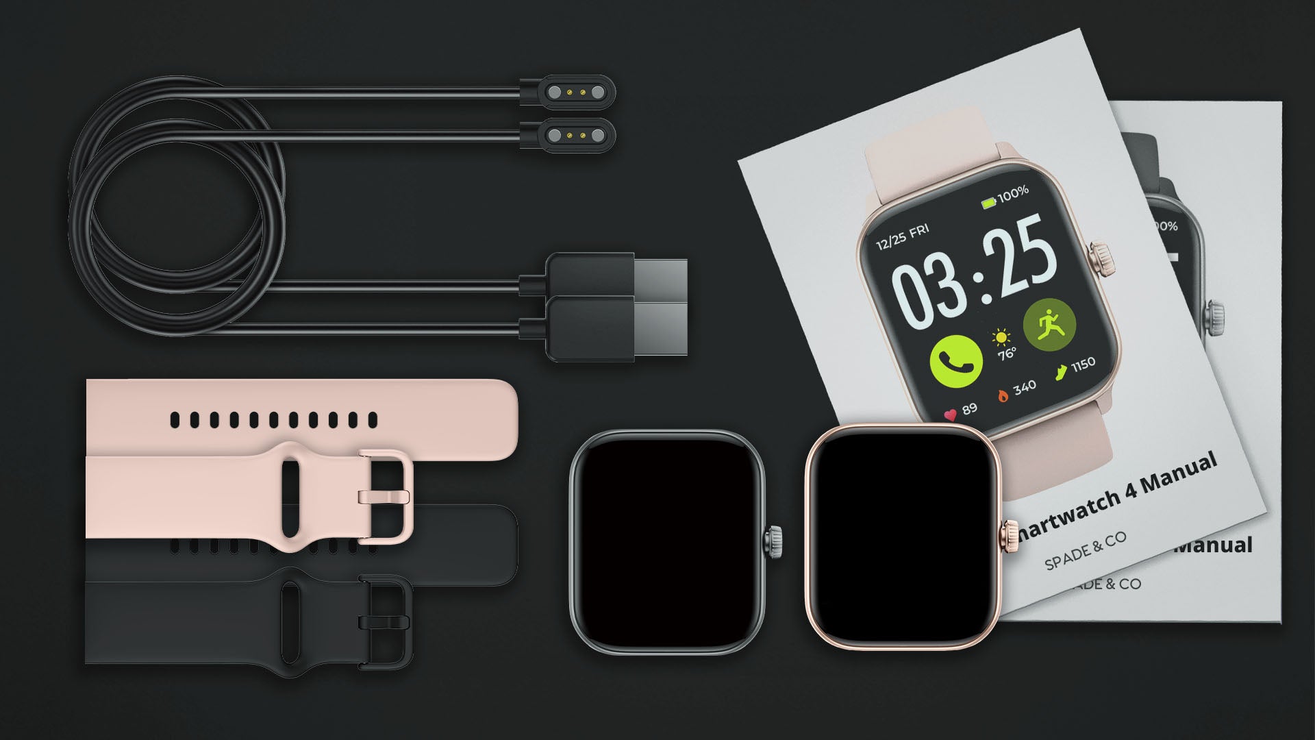 Hers & His Health Smartwatch 4 Duo