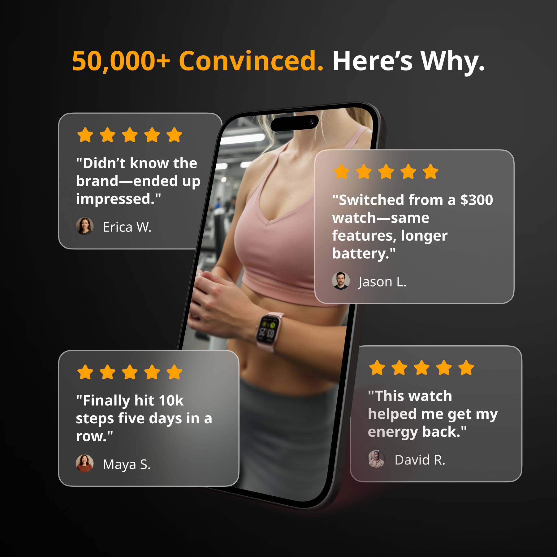 Health Smartwatch 4 Holiday Bundle