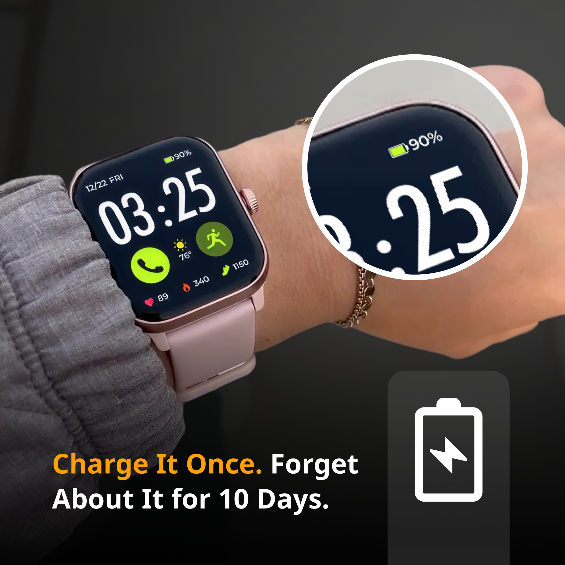 Health Smartwatch 4 Holiday Bundle