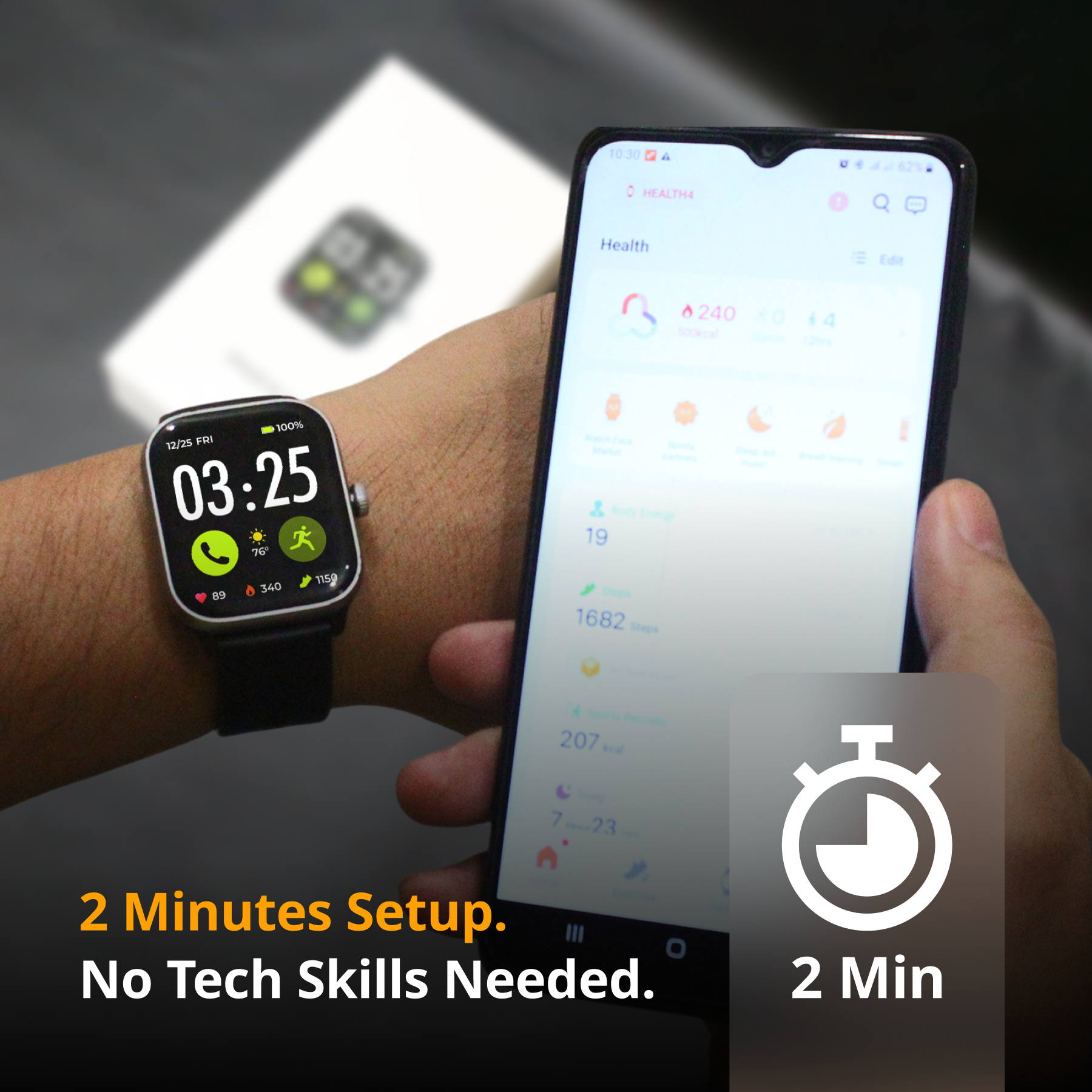 Health Smartwatch 4 Holiday Bundle
