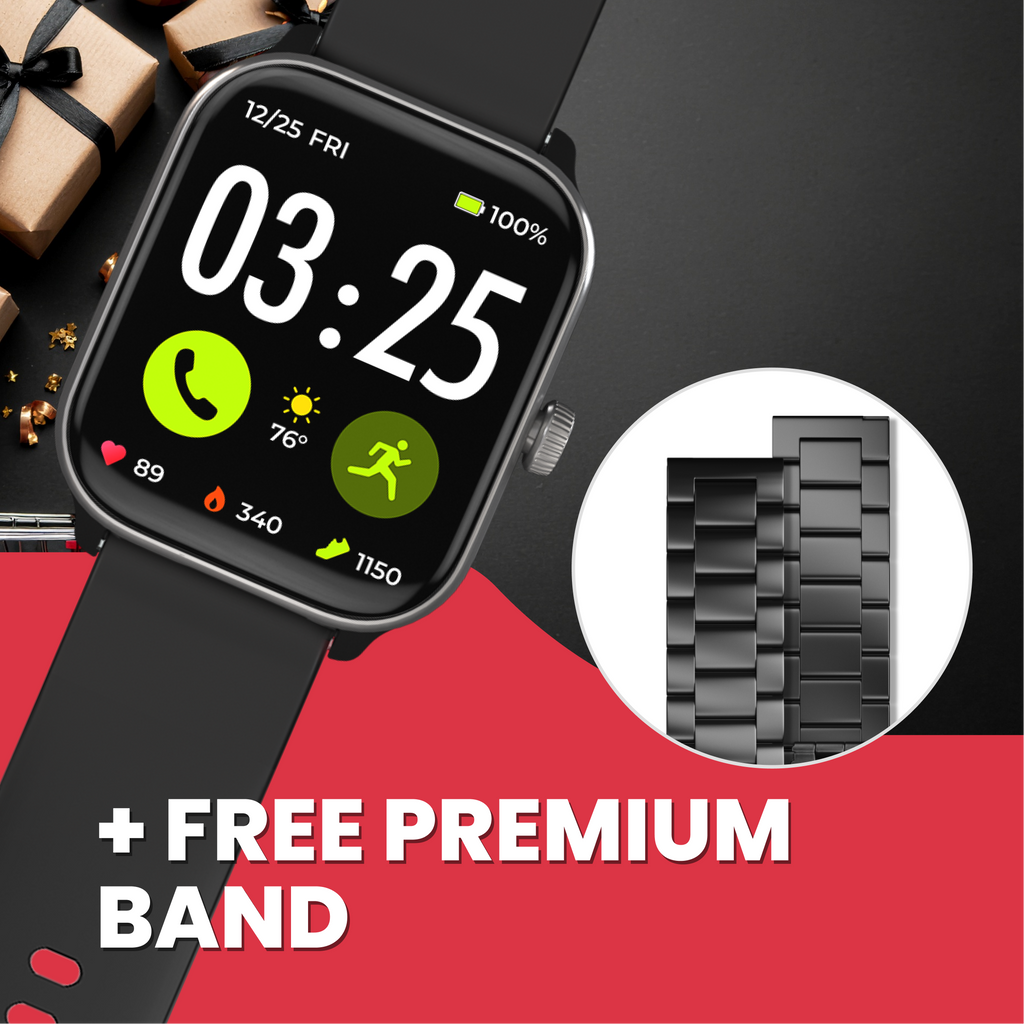 Health Smartwatch 4 + Free Premium Band – Spade & Co