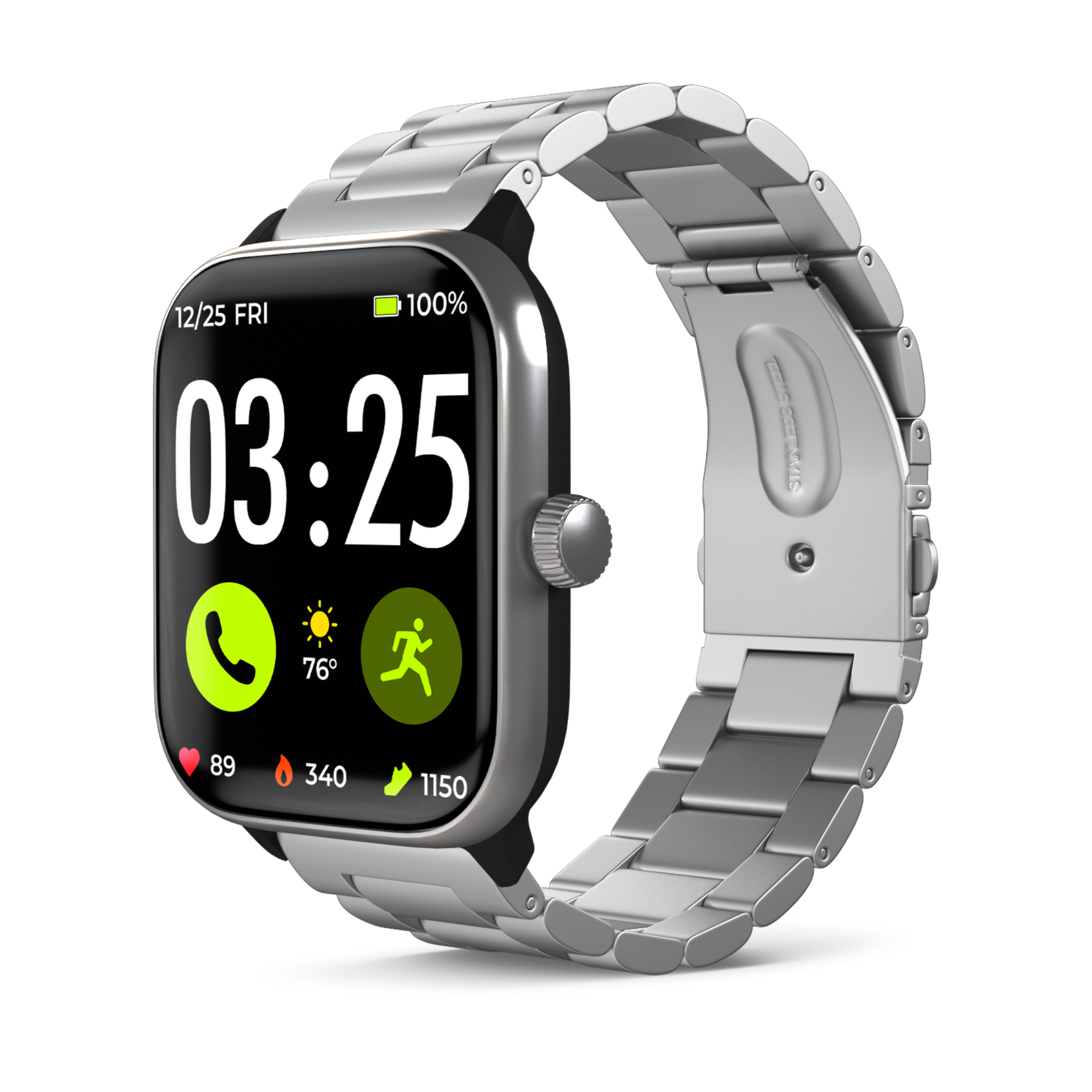 Stainless Steel Band for Health Smartwatch 4