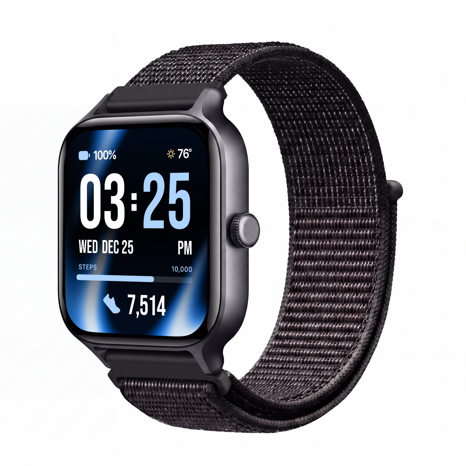 Braided Textile Band for Health Smartwatch 5