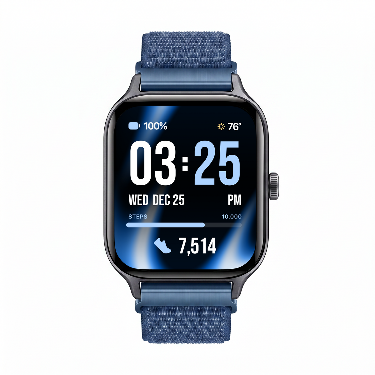 Braided Textile Band for Health Smartwatch 5
