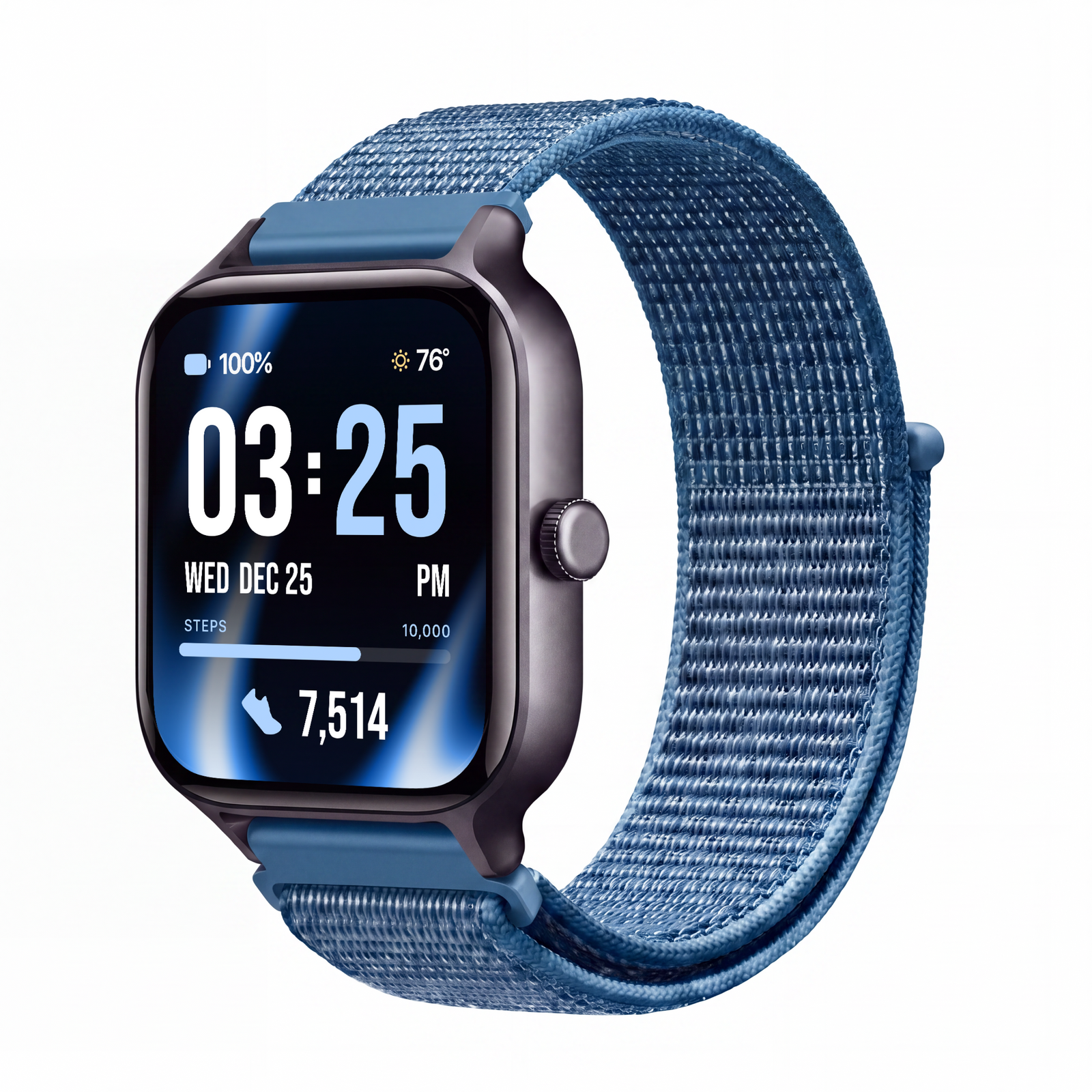 Braided Textile Band for Health Smartwatch 5