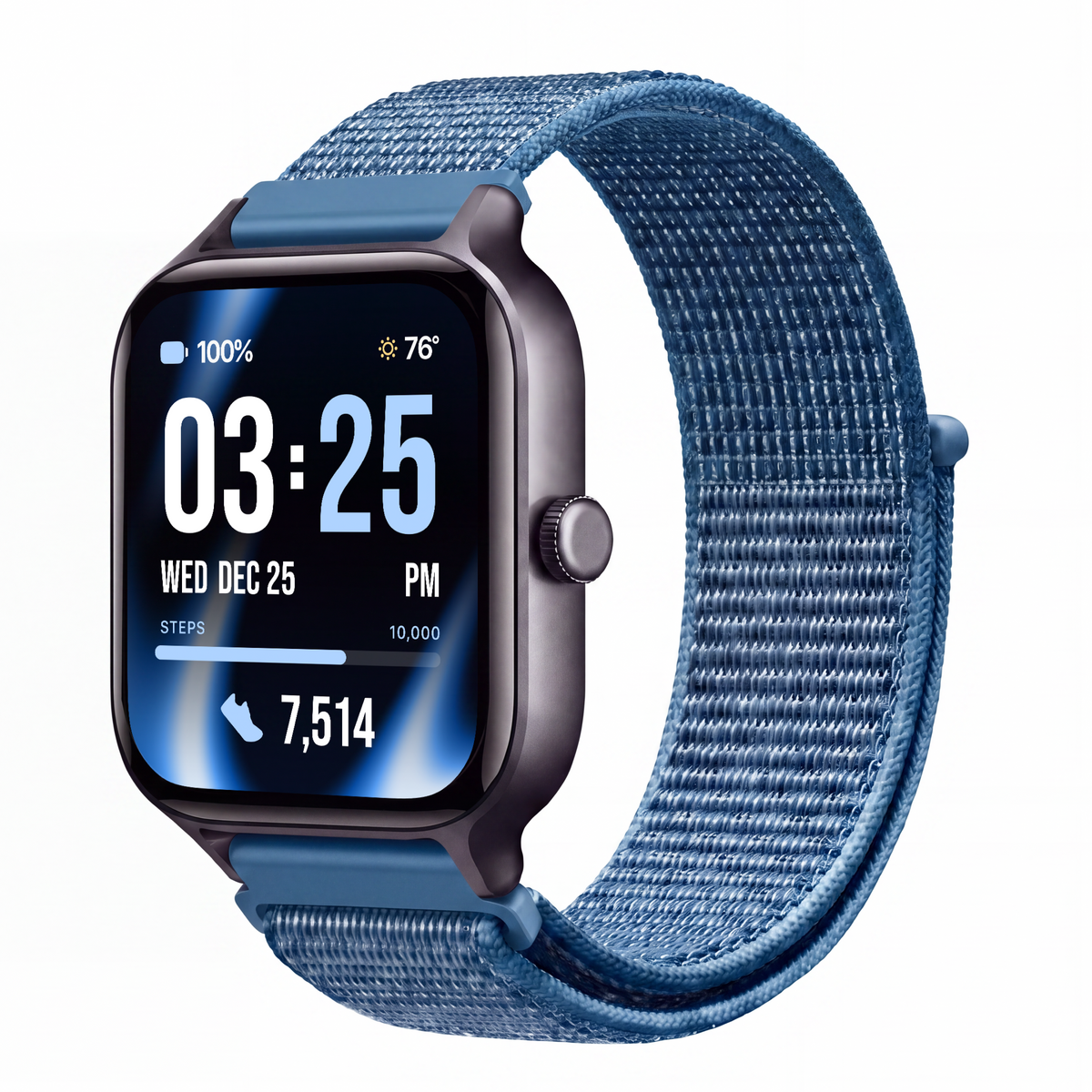 Braided Textile Band for Health Smartwatch 5
