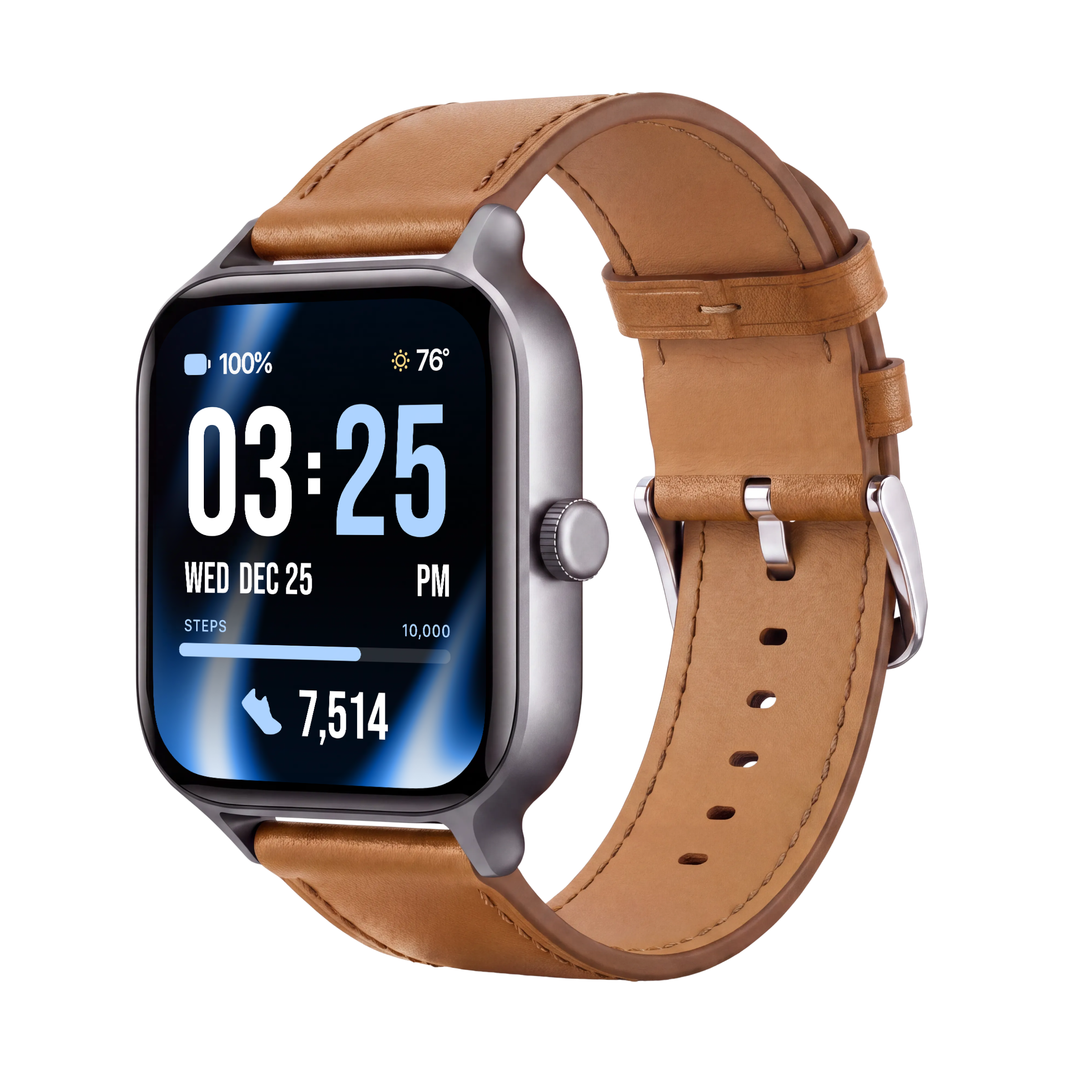 Leather Band for Health Smartwatch 5