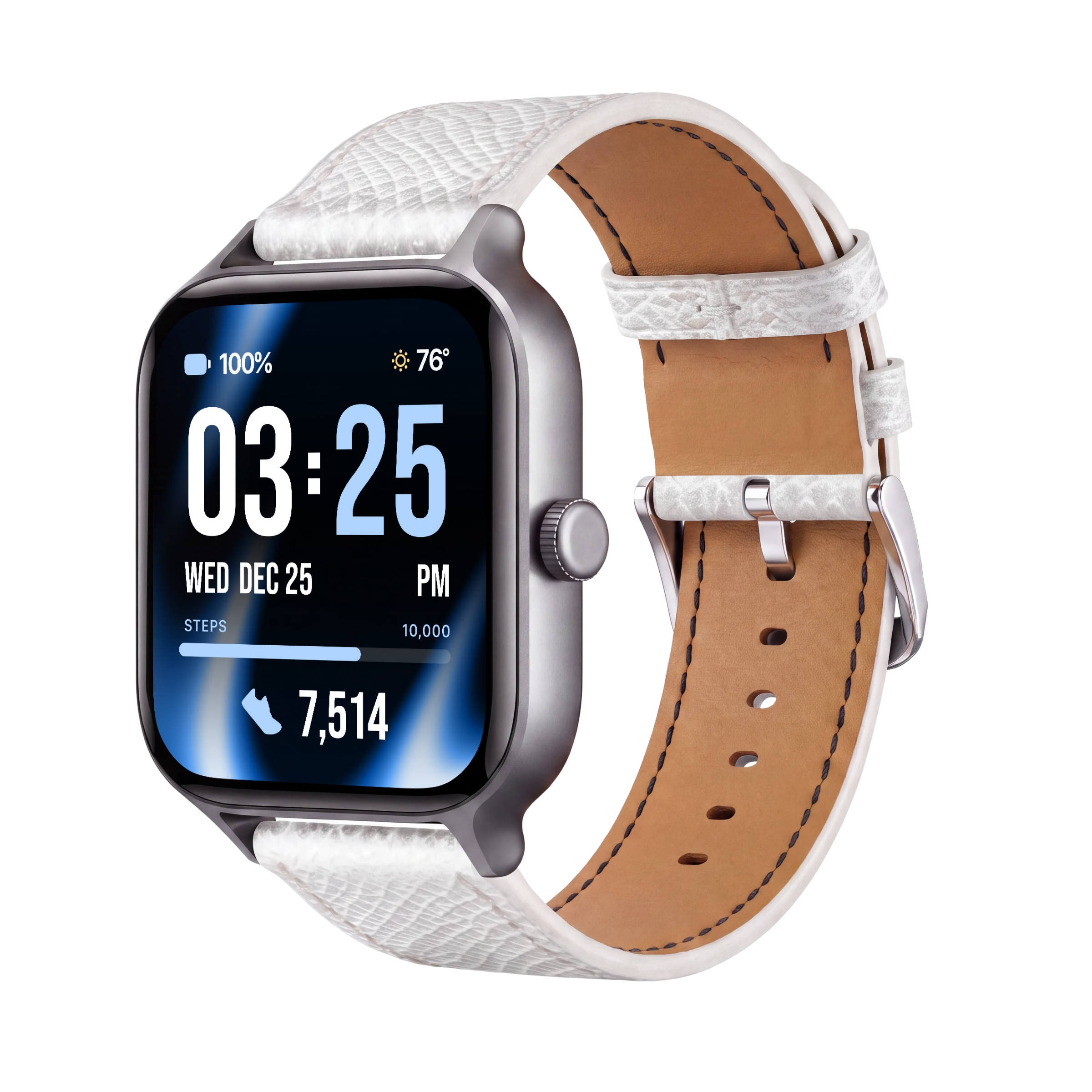 Leather Band for Health Smartwatch 5
