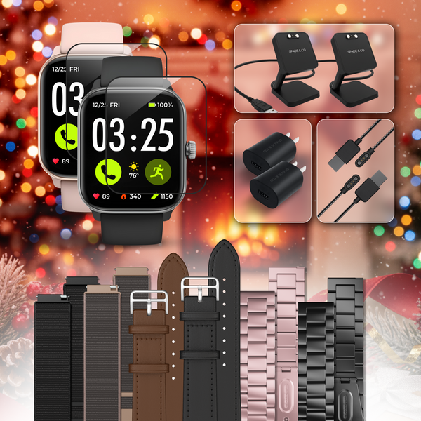 Health Smartwatch 4 Holiday Couples Bundle