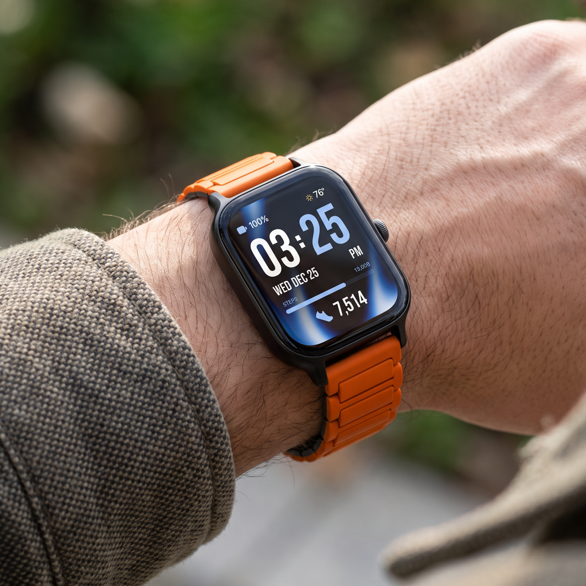 Silicone Magnetic Band for Health Smartwatch 5