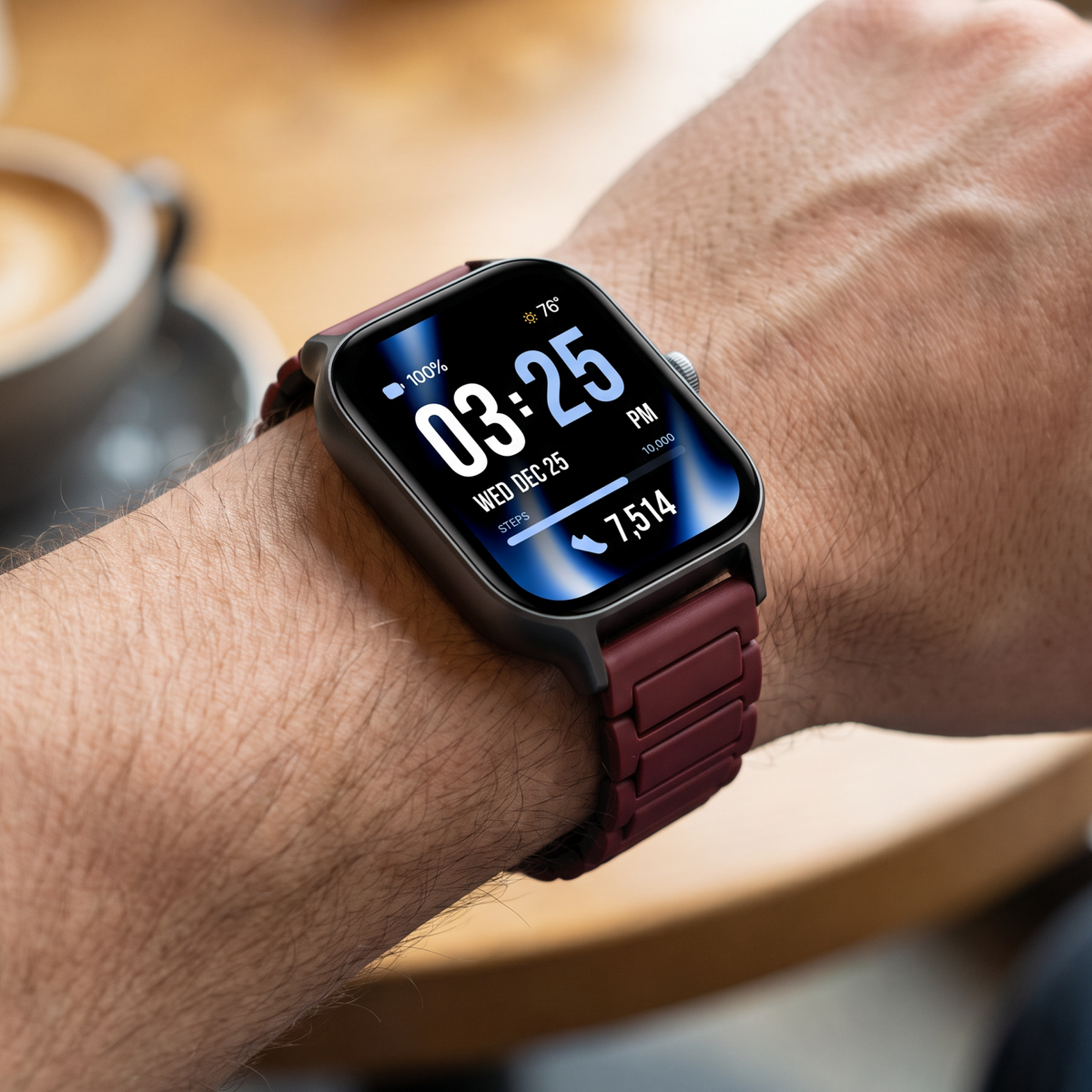 Silicone Magnetic Band for Health Smartwatch 5