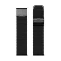 Black Stainless Steel Band for Health Smartwatch 3