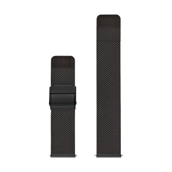Black Stainless Steel Band for Health Smartwatch 2