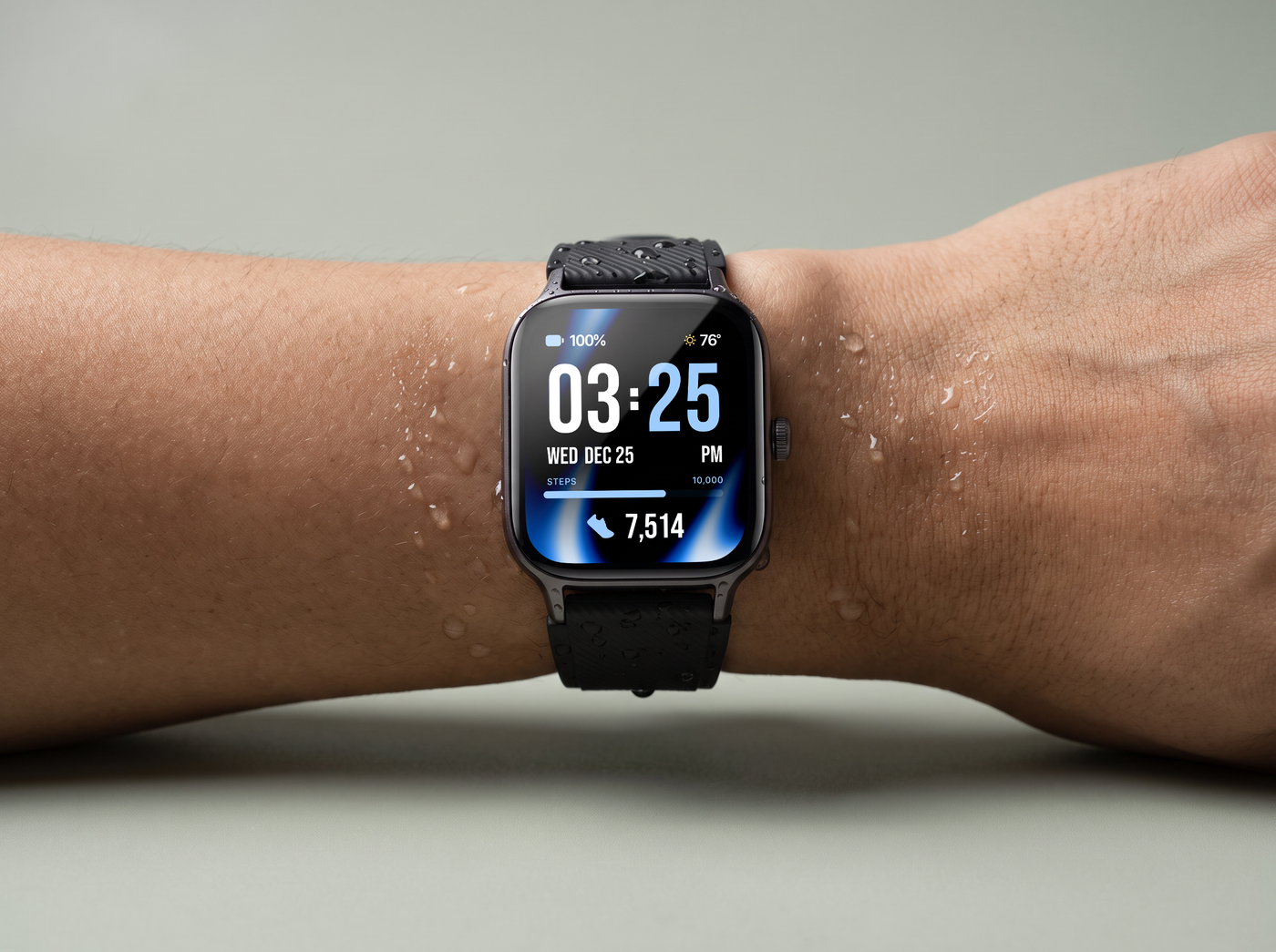Sweat-proof, rinse and go.