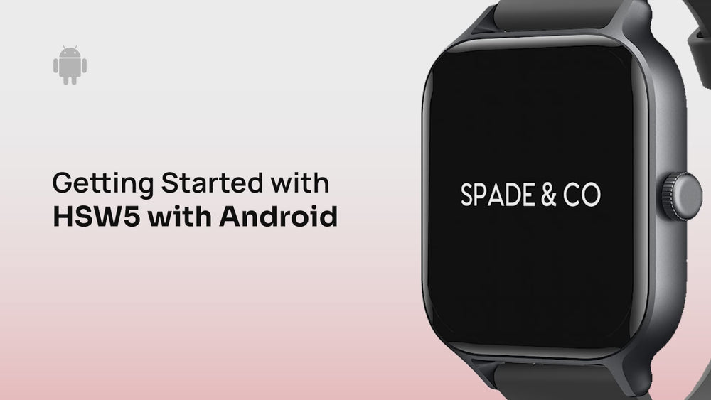 Getting started with Health Smartwatch 5 (Android)
